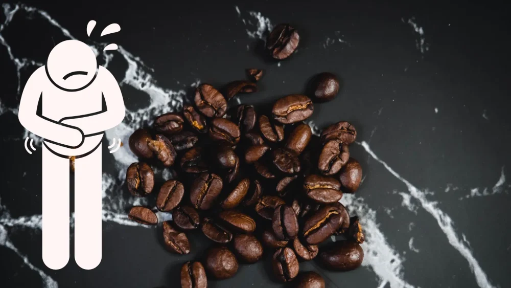 酸化したコーヒー豆は胃腸への負荷がかかる